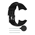 Pikkukuva 1 / 5: Silikoniranneke Suunto M1 M2 M4 M5 -sarjan kuntokelloon Black