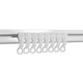 Miniatyrbillede 3 af 5: Glider Hooks Vita Plastgardin Haka, Pakke med 50-FA6-