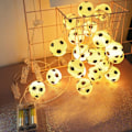 Miniatyrbillede 4 af 5: 3m LED Fodbold Strenge Lys Garland USB-drevet fodbold