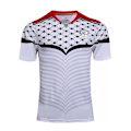 Miniatyrbillede 1 af 3: 2024 Palestina Fodboldtrøjer Sort Center Stripe Fodboldtrøje Retsfærdighed Mars Fodbold Uniform Jersey Fodboldtrøje A S