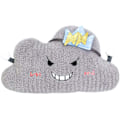 Miniatyrbilde 1 av 4: Plush Myk Koselig Mørk Sky Lyn Pute 16 Tommer