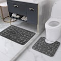 Miniatyrbild 4 av 5: Set med 3 halkfria badmattor Andas badmattor av memory foam