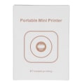 Miniatyrbild 2 av 5: Miniskrivare Vit Mini Pocket Printer Bluetooth Thermal Label P