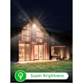 Miniatyrbilde 2 av 5: 400W LED-lys, vanntett søkelys sikkerhetslys, supersterkt arbeidslys vegglampe for gård, hage, garasje, kald varm farge