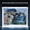 Pikkukuva 5 / 5: A3 LED-valopöytä Linjal 3-tilaa Diamond Painting Piirtopöytä white 1100