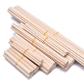 Miniatyrbillede 6 af 8: 10 stk naturlige træ rundstokke tællepinde Dowel DIY Byg 10*200mm