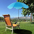 Miniatyrbilde 4 av 5: Universell stolparaply med justerbar klemme, opptil 50+ Clip On Parasol AuBY Purple