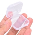 Miniatyrbillede 5 af 5: 25 stk. små firkantede gennemsigtige plastæsker til smykkeopbevaring Transparent