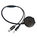 Miniatyrbillede 1 af 5: Mini Cooper Bil Trådløs Bluetooth- Lydudstyr Adapter Modtager 3,5 mm Aux