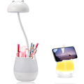 Miniatyrbilde 1 av 4: 2 i 1 LED-skrivebordslampe + nattlys, 5 lysstyrkenivåer