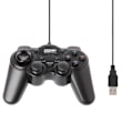 Miniatyrbillede 1 af 5: Kabelforbundet Gamepad USB 2.0 Game Controller Gaming Joypad Joystick Control til PC Computer Laptop Gamer Sort Spilkonsol