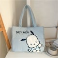 Pikkukuva 1 / 10: My Melody Kuromi Axelreppu Käsilaukku Kangaskassi SININEN Blue