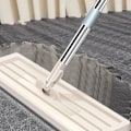 Miniatyrbild 9 av 9: 360° Platt Press Mikrofiberplattor Mopphink Set, 1 Moppset + 2 Dynor