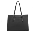 Miniatyrbild 4 av 5: Laptopväska för kvinnor Vattentät Lätt Läder 15,6 tum Puter Tote Bag Business Office Portfölj Stor