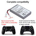 Miniatyrbillede 2 af 5: 2x 2000mah Lip1522 Batteri til Sony Ps4 Ps4 Pro Dualshock 4 Cuh-zct1e Cuh-zct1h Cuh-zct1u Cuh-zct2 Cuh-zct2u Trådløs Controller