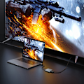 Pikkukuva 5 / 5: 8K 60Hz DP 3-i-1-hubbadapter USB C till Displayport