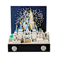 Miniatyrbild 1 av 5: Omoshiroi Block 3d Notisblock 3d Kalender 2024 Sakura Treehouse Bordskalender med lampor Papperskonst 3d Notisblock Block Julklapp (FMY) Princess castle2