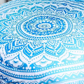 Pikkukuva 4 / 5: SÄNGKLÄDER Bohemian Sängkläder Set Blå Mandala Påslakan Set 3 delar Sängkläder Set Påslakan för Flickor med Påslakan med 2 örngott Set 200x200c