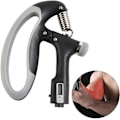 Miniatyrbillede 2 af 5: Håndgrebsstyrker 10-100kg Grip Strengthener Trainer - Justerbar håndgrebsstyrker med rustfrit