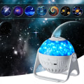 Miniatyrbilde 1 av 5: Galaxy Projektor - Stjerneprojektor - 360 graders automatisk rotasjon - tidsbestemt