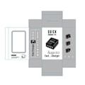 Miniatyrbilde 7 av 7: Veggadapter med 4 LED-porter, Oransje orange one size