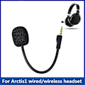 Pikkukuva 2 / 5: Vaihdettava pelimikrofoni Irrotettava mikrofonipuomi ~steelseries Arctis 1 1.0 One Wired Wireless -kuulokkeille Pelaamiseen tarkoitetut kuulokkeet