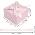 Miniatyrbillede 2 af 5: 20-pak med flikkede firkantede gaveæsker - 10x10x6cm/3,94x3,94x2,36\"