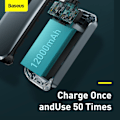 Miniatyrbillede 9 af 11: Baseus Super Energy Pro Starthjælp med Powerbank 12.000mAh