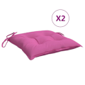 Miniatyrbillede 4 af 9: Stols puder 6 stk rosa 50x50x7 cm oxfordstof