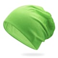 Miniatyrbillede 1 af 6: Kvinde Mænd Smart Hue Tynd Hip-hop Blød Stræk Slouchy Skull Cap Ny fluorescence green