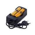 Miniatyrbillede 2 af 3: 2x Batteriladdare / Laddare - 18650 Batterier black 77