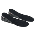 Miniatyrbilde 1 av 4: Unisex 3cm, 5cm, 7cm eller 9cm hælhøyde økende sko løft innleggssåler (svart 3 Layer(7cm)