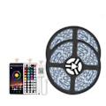 Miniatyrbillede 1 af 10: 20M - 44-tasters Bluetooth LED-stribe - APP-styring MultiC multicolor 20m smd5050 bluetooth led strip 30le