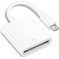 Miniatyrbillede 1 af 6: (Apple MFi-certificeret) Lightning til SD-kort kameraleser til iPhone, Trail Camera Viewer SD-hukommelseskortlæser adapter kompatibel med iPhone 14/13/12 Castle