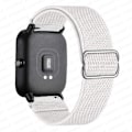 Miniatyrbild 1 av 5: 20mm/22mm Armband för Amazfit Gts 4//2/2e/3/gts2 Mini/gtr 4/3/pro/gtr2/47mm/stratos Nylon Elastiskt Klockarmband Amazfit Bip Rem vit white 20mm