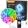Miniatyrbild 1 av 5: LED-remsa RGB LED-remsor färgförändring LED-ljusloop 5m