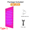 Miniatyrbild 2 av 5: 3000W LED växtlampa Full Spectrum LED justerbar 169-LED