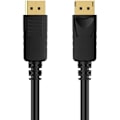Miniatyrbilde 2 av 2: DisplayPort til DisplayPort Kabel 4K 1080p 1.8M Svart 2-Pack