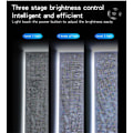 Miniatyrbilde 7 av 8: A4 LED Lysbord med 3 Lysstyrkeinnstillinger, Dimmer, Tegnebrett, Bærbar Diamantmaling 465 white