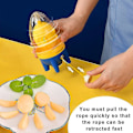 Miniatyrbilde 4 av 5: Eggvisp Shaker Manuell Eggmikser Eggtilberedning Gulespännare Med Glidelås For Kjøkken Hardkokte Egg