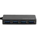 Pikkukuva 2 / 5: USB 3.0 -keskitin 4 USB-portilla (suurnopeus) - Jopa 5 Gbps black 60