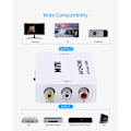 Miniatyrbilde 2 av 7: INF RCA til HDMI-adapter / signalomformer Hvid