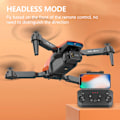 Miniatyrbild 6 av 7: A6 Pro Drönare GPS WIFI FPV 4K HD Kamera 3 Batterier Vikbar Selfie RC Quadcopter Black