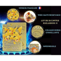 Miniatyrbilde 2 av 4: 55 kort i gullfolie - Sjeldne - Charizard Gx, Pika-chu Vmax - Ingen duplikater - Morsomme leker for barn