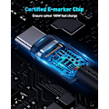 Miniatyrbillede 6 af 7: Baseus USB-C kabel, 100W PD 5A