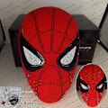 Pikkukuva 1 / 3: Mascara Spiderman Huvudbonader Cosplay Moving Eyes Elektronisk Mask Spider Man 1:1 Fjärrkontroll Elastisk