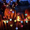 Miniatyrbillede 4 af 4: Halloween lyskæde 3 meter 20 stk Øjenæbler Lys værelse G