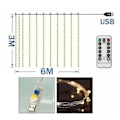 Pikkukuva 4 / 5: 6x3m USB-jouluvalot, ilmainen toimitus