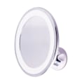 Miniatyrbild 5 av 5: UNIQ Sugkopp Makeup Spegel LED-Ljus & x10 förstoring - Vit