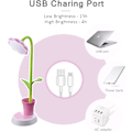Miniatyrbilde 4 av 5: Barnelampe, LED-skrivebordslampe for barn, USB-oppladbar, dimbar